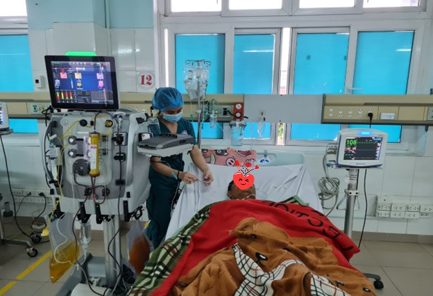 Bệnh nhân suy gan cấp do ngộ độc thuốc kháng lao được thay huyết tương  tại Bệnh viện Đa khoa Tỉnh Quảng Trị