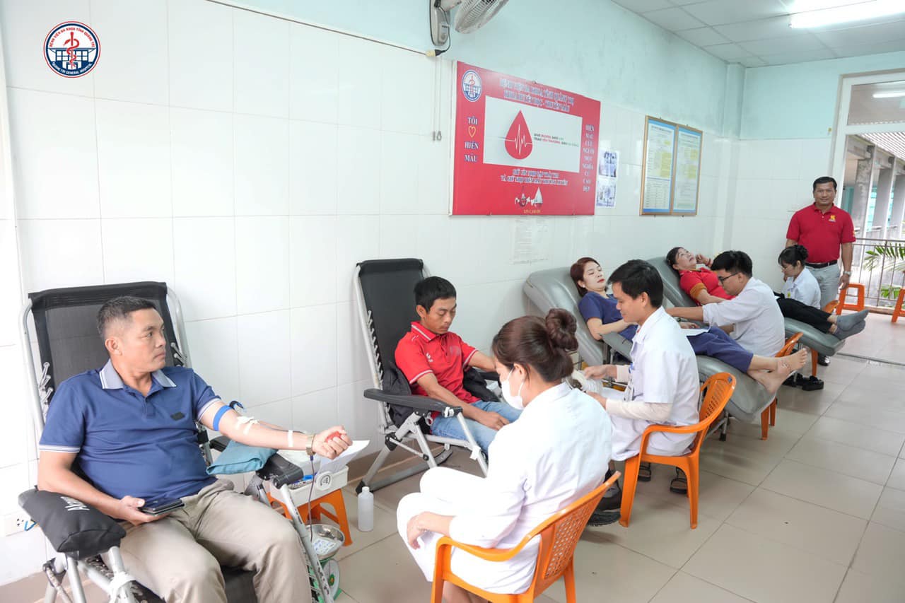 Công tác hiến máu tại Bệnh viện